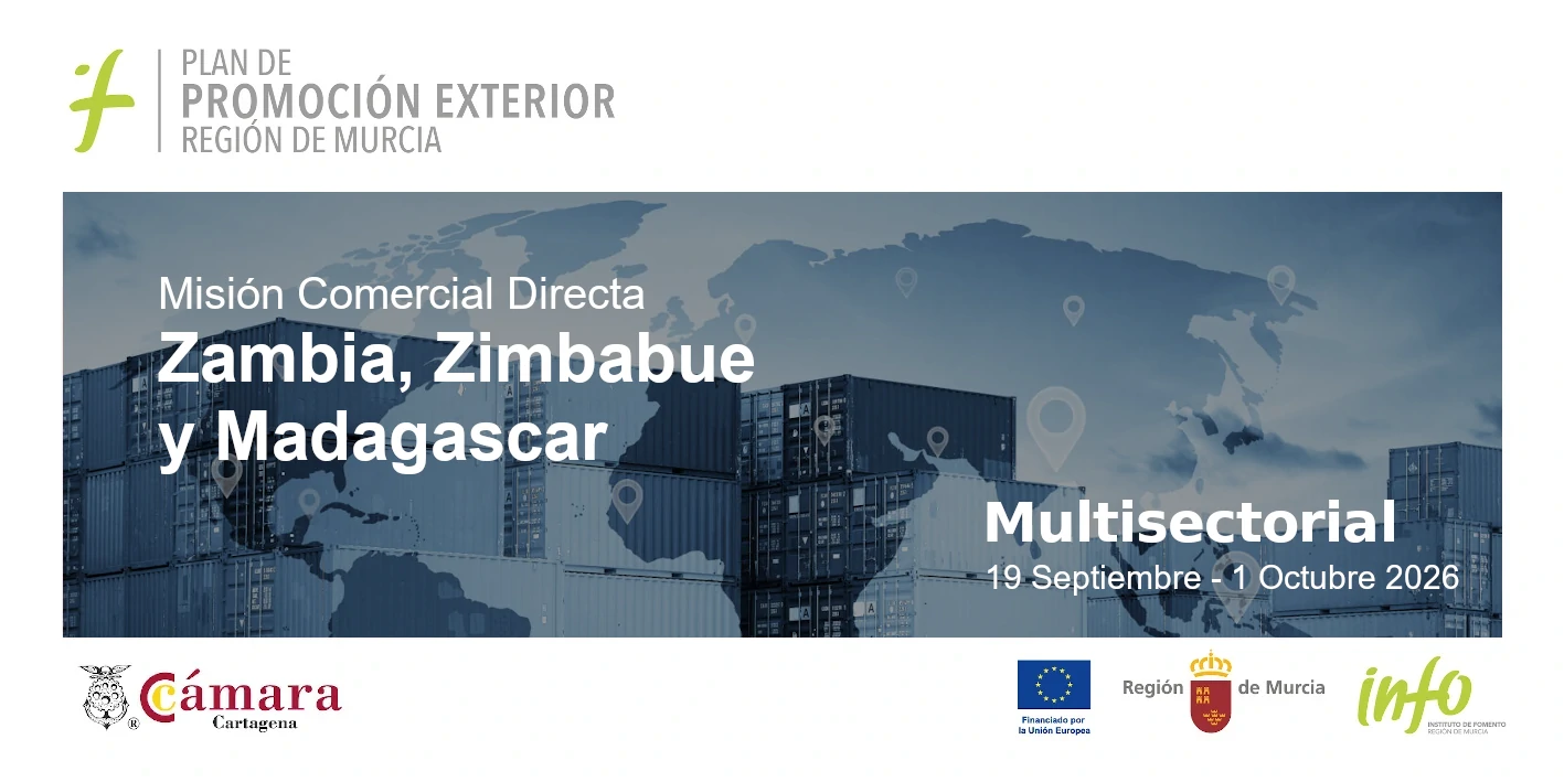 Misión Comercial Directa Zambia, Zimbabue y Madagascar 2026