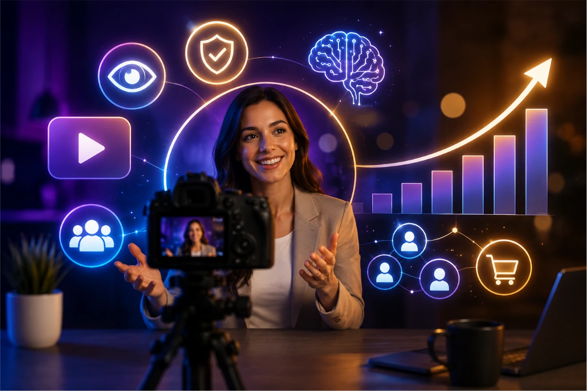 Seminario “Cómo Conseguir Más Visibilidad, Más Confianza y Más Clientes Utilizando Vídeo e IA”